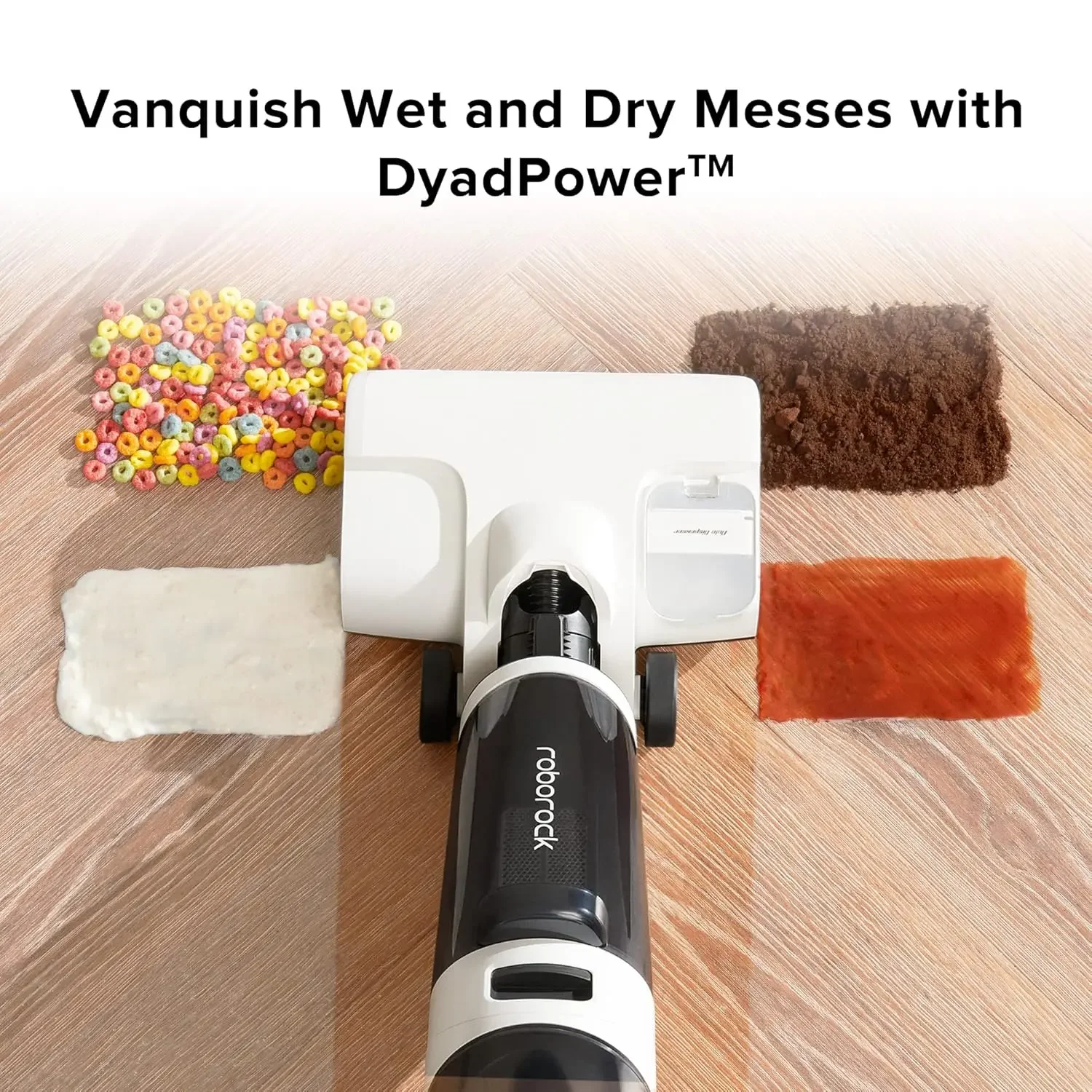 Dyad Pro Wet and Dry Vacuum Cleaner with 17000Pa Intense Power Suction, Vanquish Wet and Dry Messes with DyadPower, Self-Cleanin
