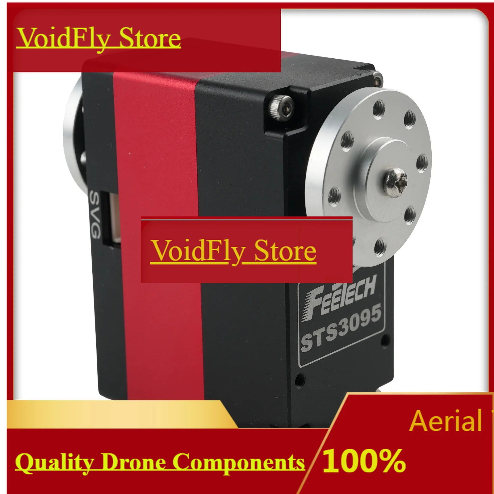 VoidFly Feetech ST-3095-C001 High-precision Metal Magnetic Encoded Servo 8.4V 105Kg Double Shaft TTL Smart Servos For Robot RC T