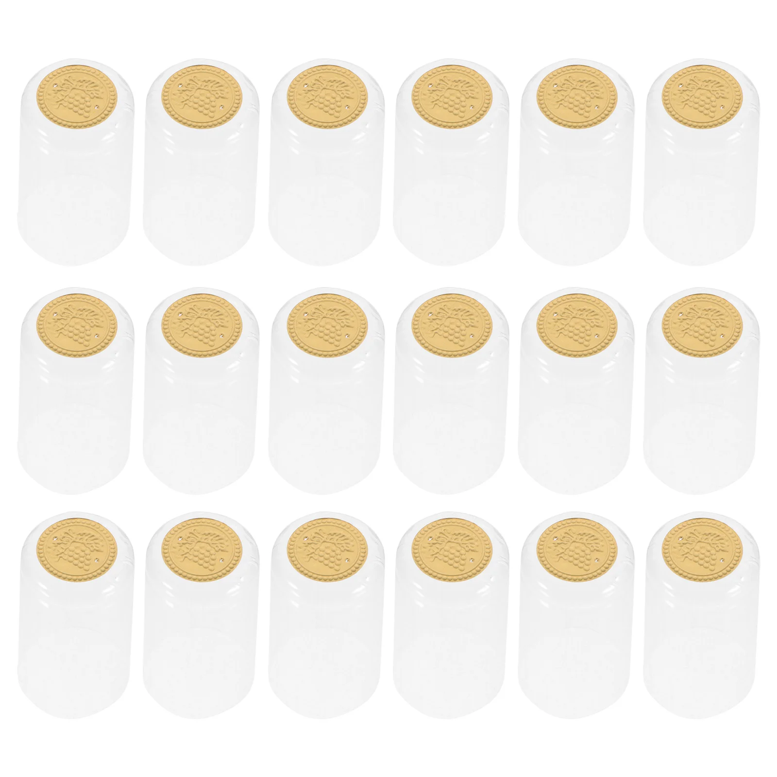 

100pcs Red Bottle Caps Heat Shrink Sealing Caps PVC Closure Hat for Bottles Lightweight Flexible