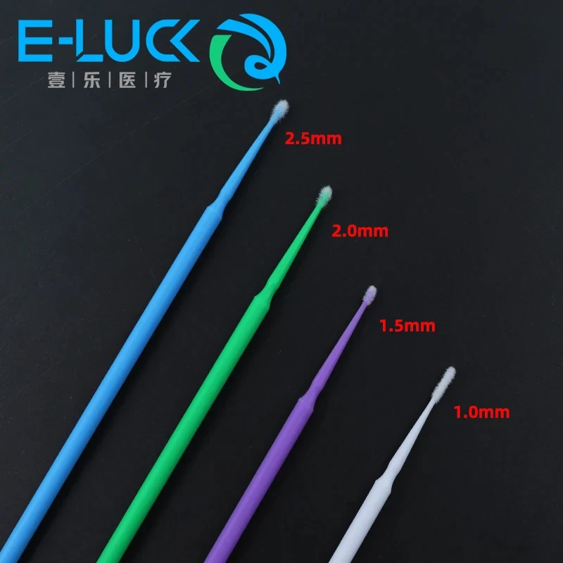 1 bag Dental Disposable Micro Brushes Applicator Brush Eyelash Extension Lash Cleaning Brushe Bonding Adhesive Tool