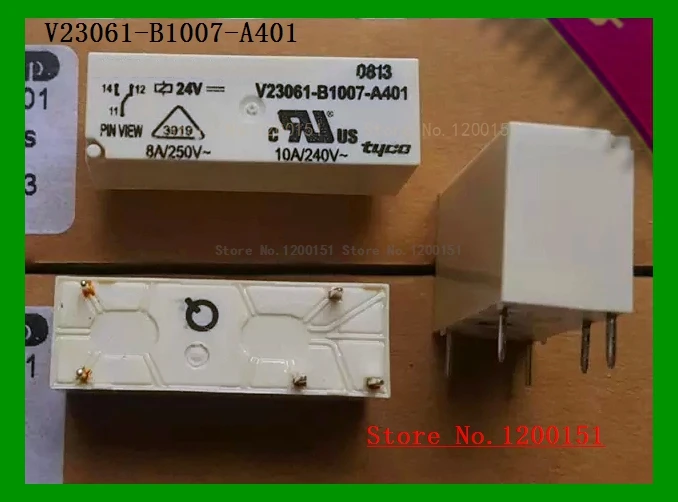 2pcs/lot V23061-B1007-A401 V23061-B1007-A401-24VDC V23061B1007A401 24VDC DC24V relay DIP-5