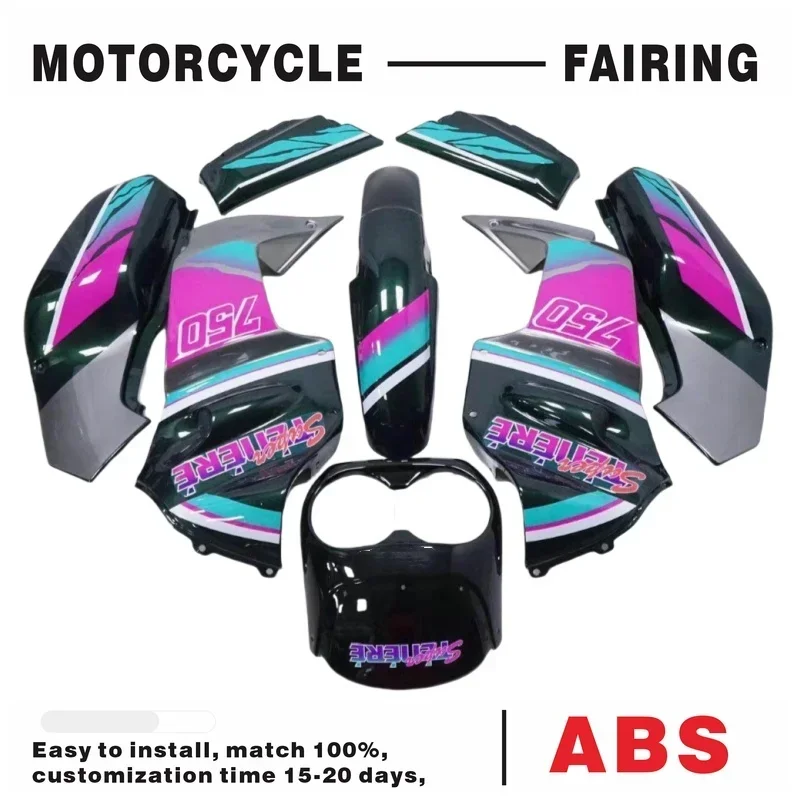 Fairing For XTZ750-SUPER TENERE /1989-1996 Purple and black Motorcycle Fairing Motorbike Accessories Full Body Kits