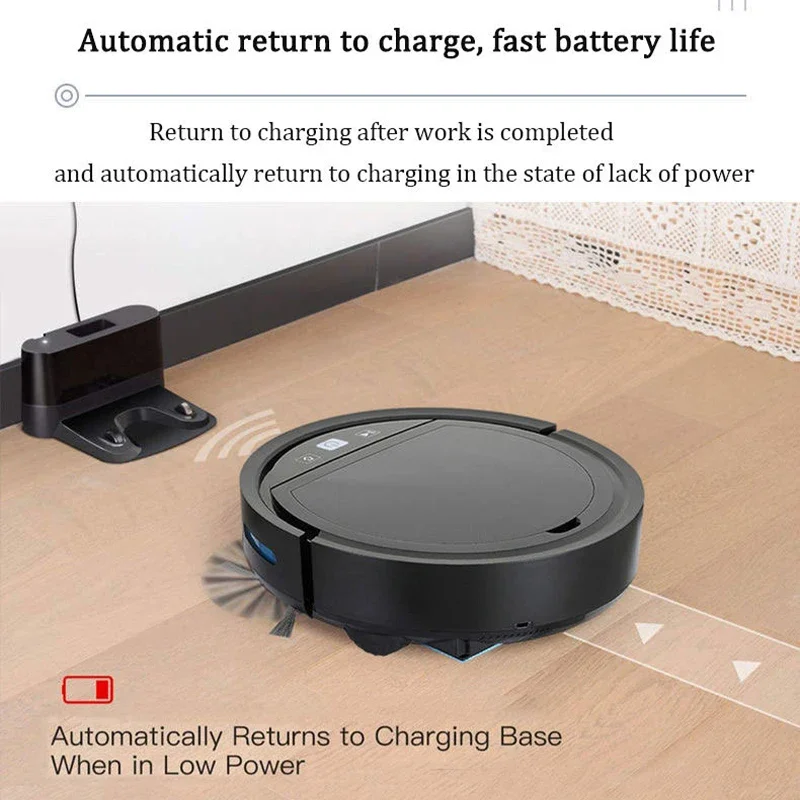 Mi Robot Vacuum Cleaner APP and Voice Control Sweep and Wet Mopping Floors&Carpet Run Auto Reharge Household Tool Dus