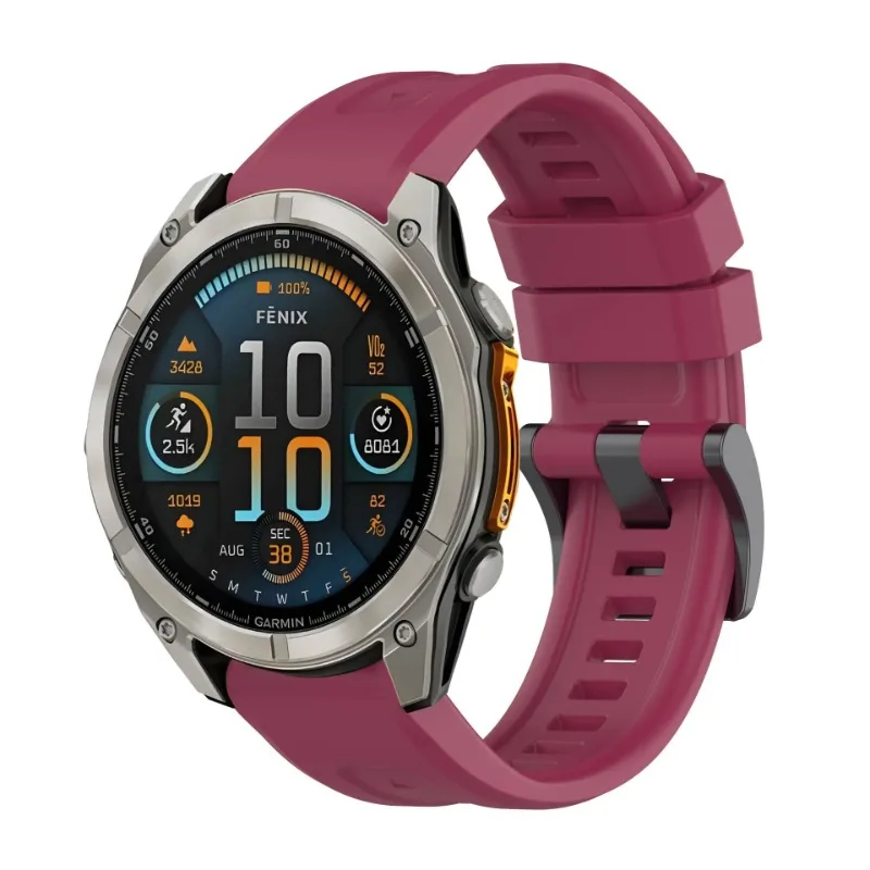 Quick Fit 26/22/20 มม.ซิลิโคนสําหรับ Garmin Fenix 8/Tactix 8 51/47 มม.Enduro3/Fenix E 7X 6X เปลี่ยน Correa Forerunner 965