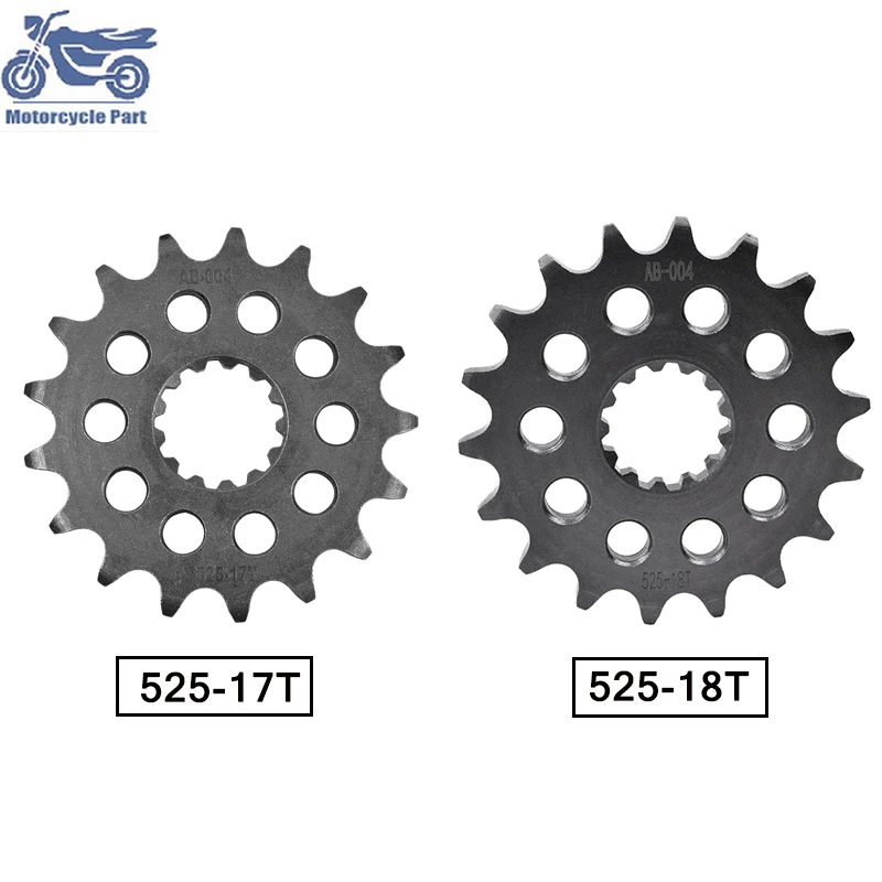 525 17T 18T Tooth Drive Front Sprocket Gear Pinion For Triumph 800 Speedmaster 865 Bonneville T100 800 865 Speedmaster America