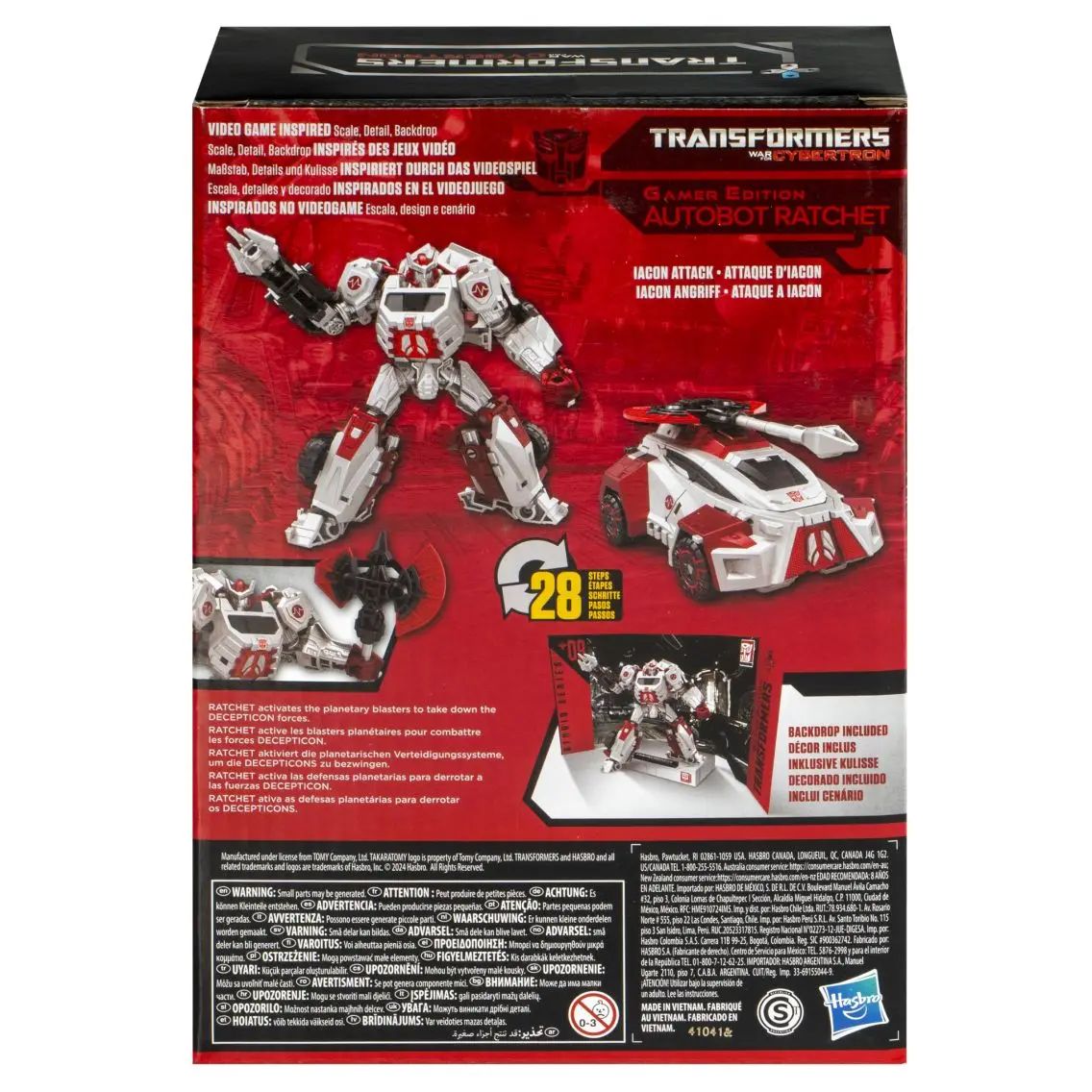 Hasbro Transformers Studio Series: Voyager Transformers: War for Cybertron 09 Ratchet Action Figures Model Toy Anime Christmas