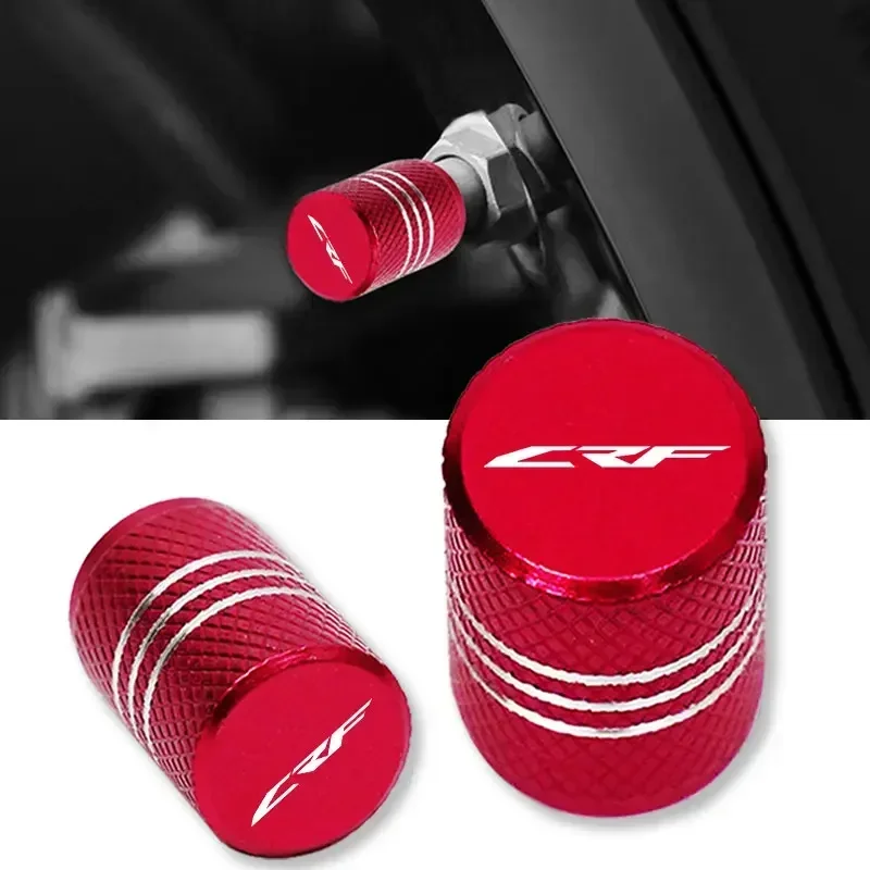 2pcs For Honda CRF250X CRF450R CRF450X CRF450RX CRF250L/M CRF 250 RALLY 450R XR 400 CNC Wheel Tire Parts Valve Stem Caps Cover