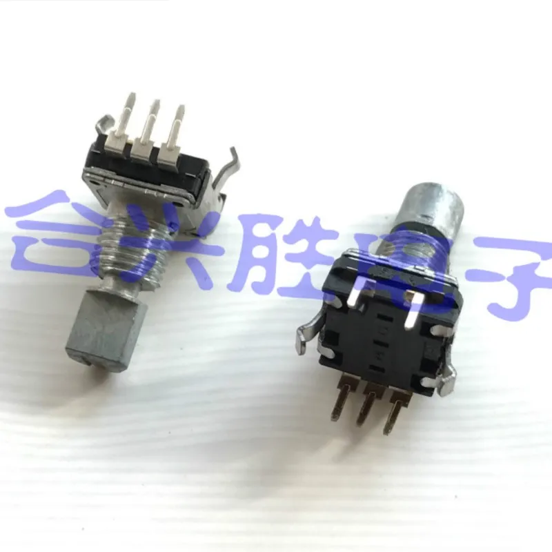 1 Piece EC11 Type Rotary Encoder With Switch 30 Positioning 15 Pulse Audio Car Navigation Switch 5Pin