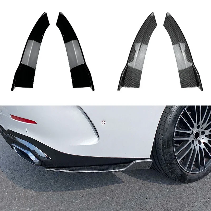 

For Benz C Class W206 C200 C260 C300 AMG 2022 2023 Car Accessories Rear Bumper Diffuser Side Splitters Spoiler Lip Cover Sticker