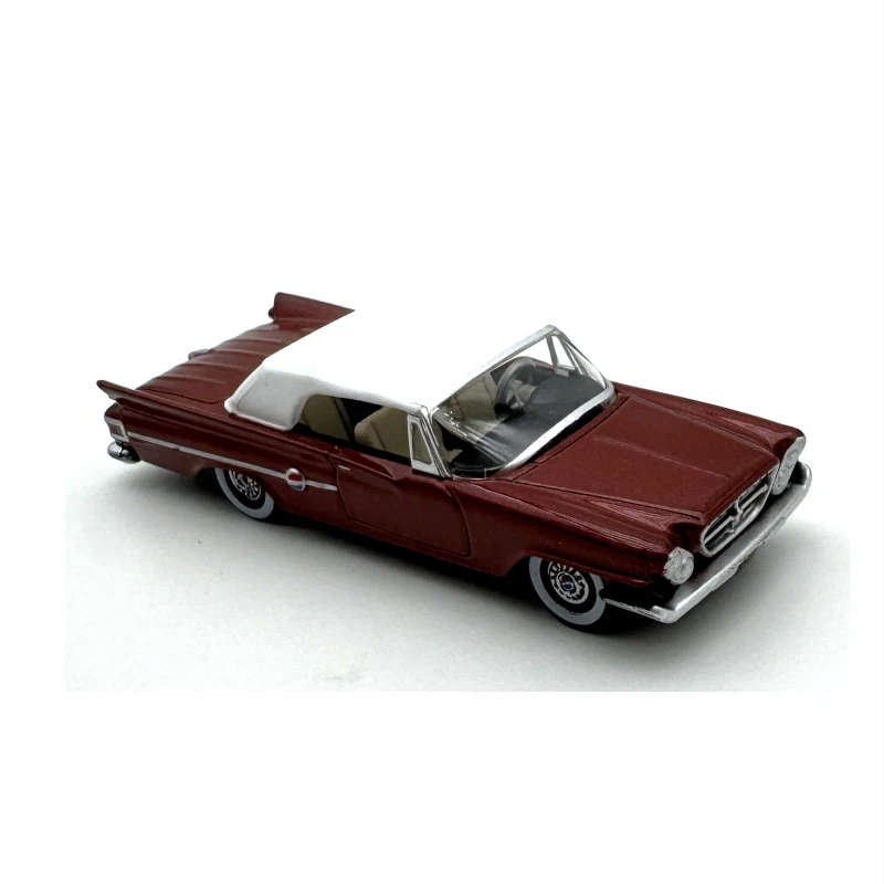 OXFORD 1:87 Scale Diecast Alloy Chrysler 300 Convertible 1961 Toy Car Model Classic Adult Nostalgia Souvenir Gift Static Display