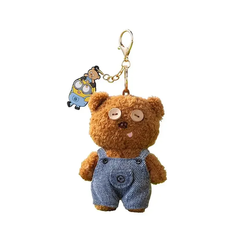 Verachtelijke Me Minions Animatie Periferie Tim Beer Hanger Creatieve Kawaii Sleutelhanger Hanger Accessoires Speelgoed Cadeau Groothandel