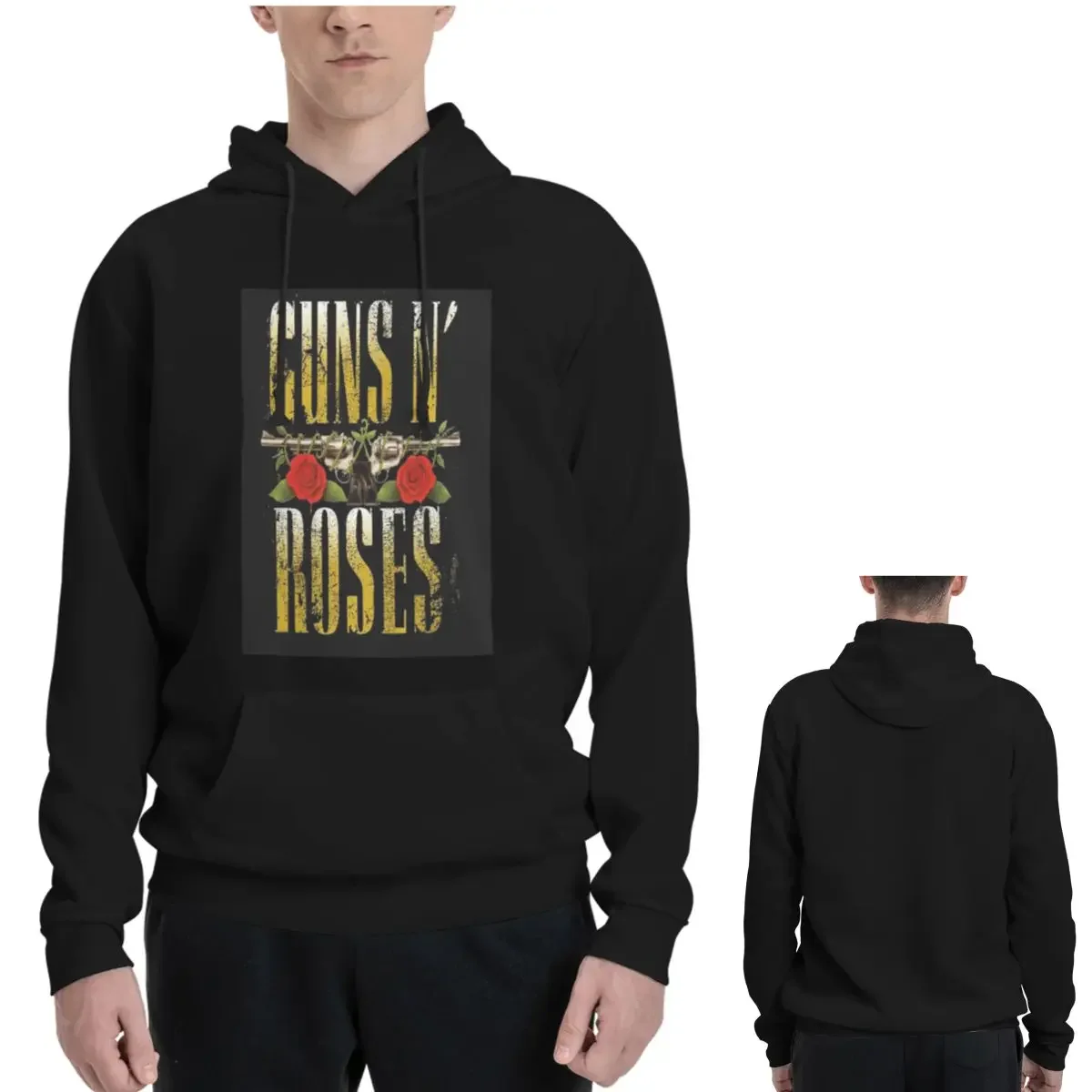 

Толстовки с капюшоном Guns N Roses Lightsaber Merch, мужские и женские повседневные пуловеры, толстовка в стиле Харадзюку с длинными рукавами и капюшоном, осень-зима