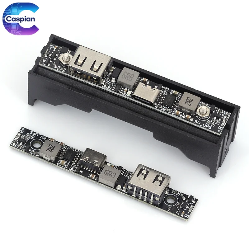 18650 Lithium Battery Charger Board DC-DC Step Up Boost Converter 5V UPS Backup Power Supply Module