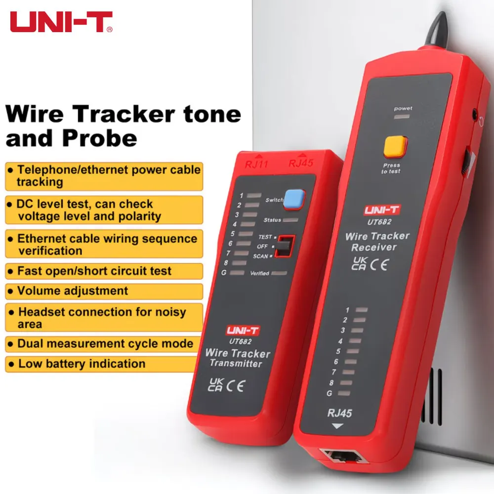 UNI-TUT682SeriesWireTrackerTonerProbeTelephoneLineNetworkCableEthernetLANTesterCalibrationDetectorLineFinder-AliExpress1420