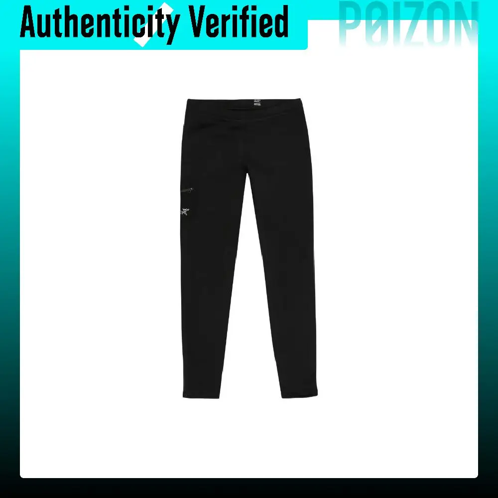Arcteryx RHO AR Sports Pants Women's Black/Black Thickened 11274