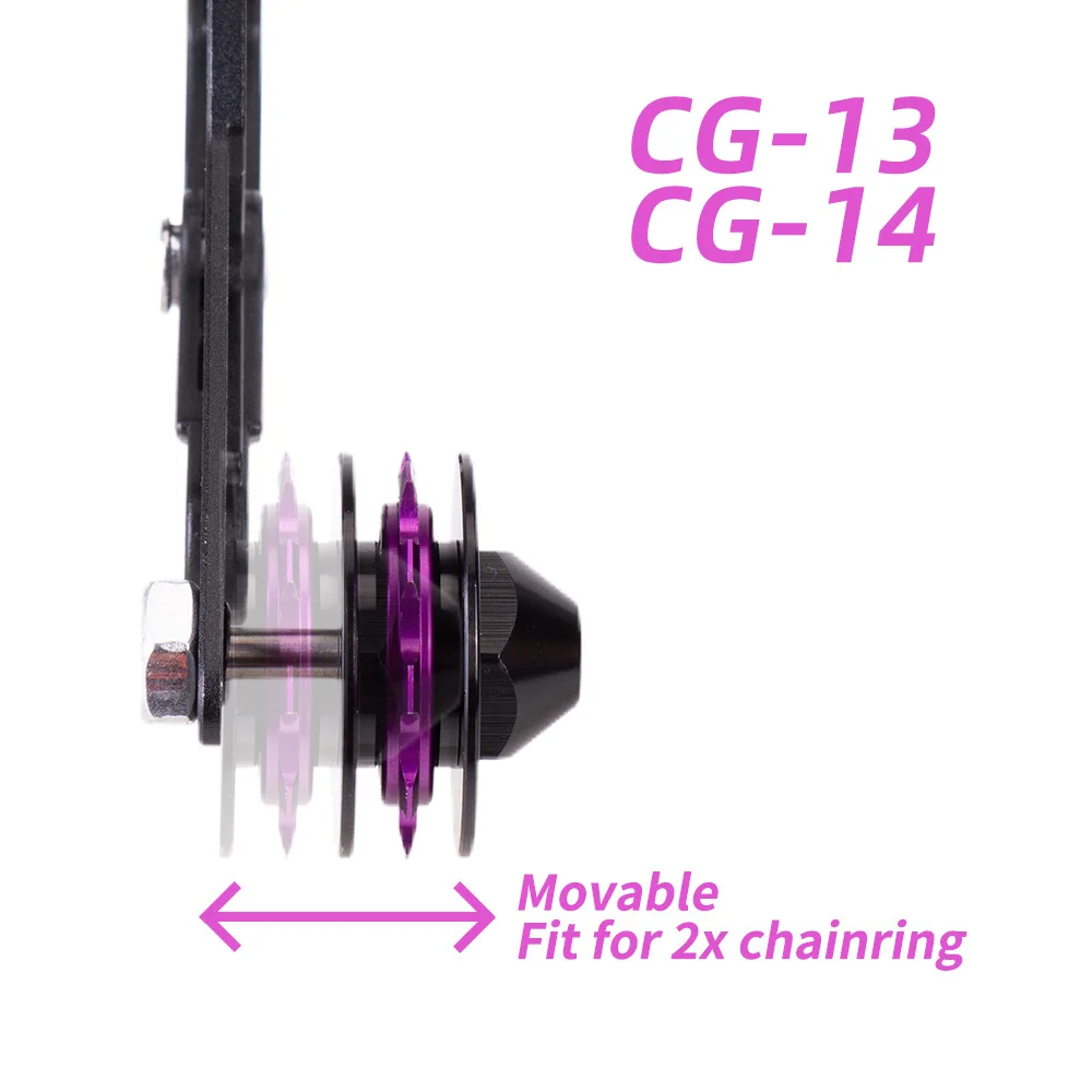 ZTTO الجبلية 2x نظام سلسلة دليل BB جبل 1x دراجة هوائية جبلية بكرة عجلة إندورو استقرار دراجة Chainring مكافحة تأثير مجلس #3