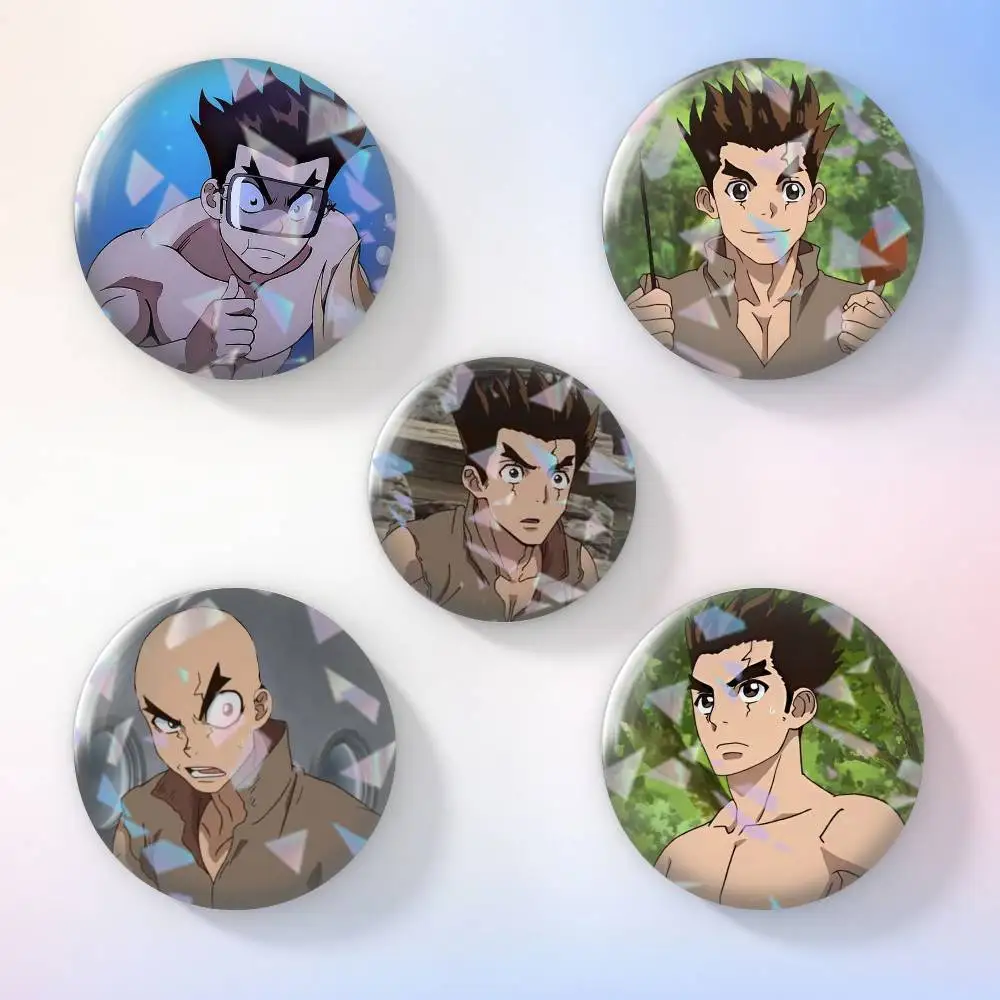 

Dr-stone-e T-Taiju Brooch Metal Badge Brooch, Fashion Decorative Pins for Hat Bag Clothing Decoration Gift,Souvenir.