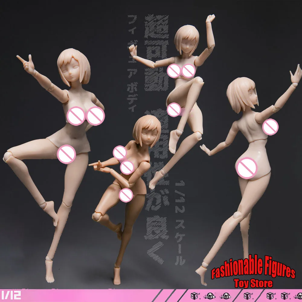 

86TOYS T86-ST05/06 Pale Suntan Skin 1/12 Women Soldier Super Flexible Body 6Inch Action Figure Painting Primitives Model Dolls
