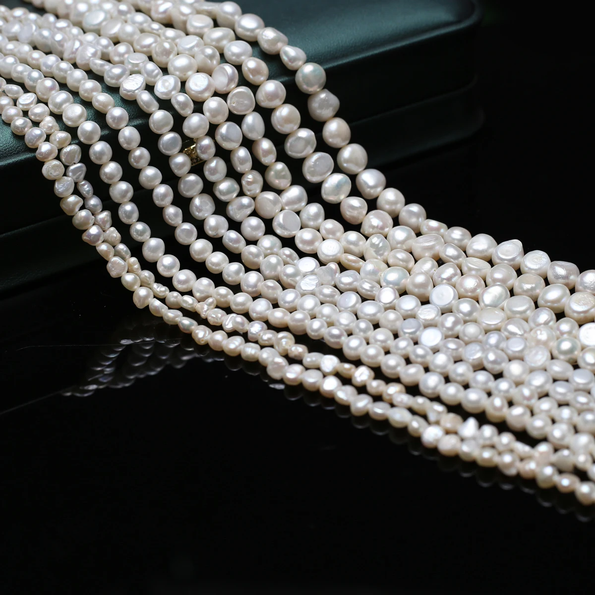 A Grade Natural Freshwater Pearl Irregularly Shaped Two-sided Beads for Jewelry Making DIY Women Necklace Bracelet Accessories