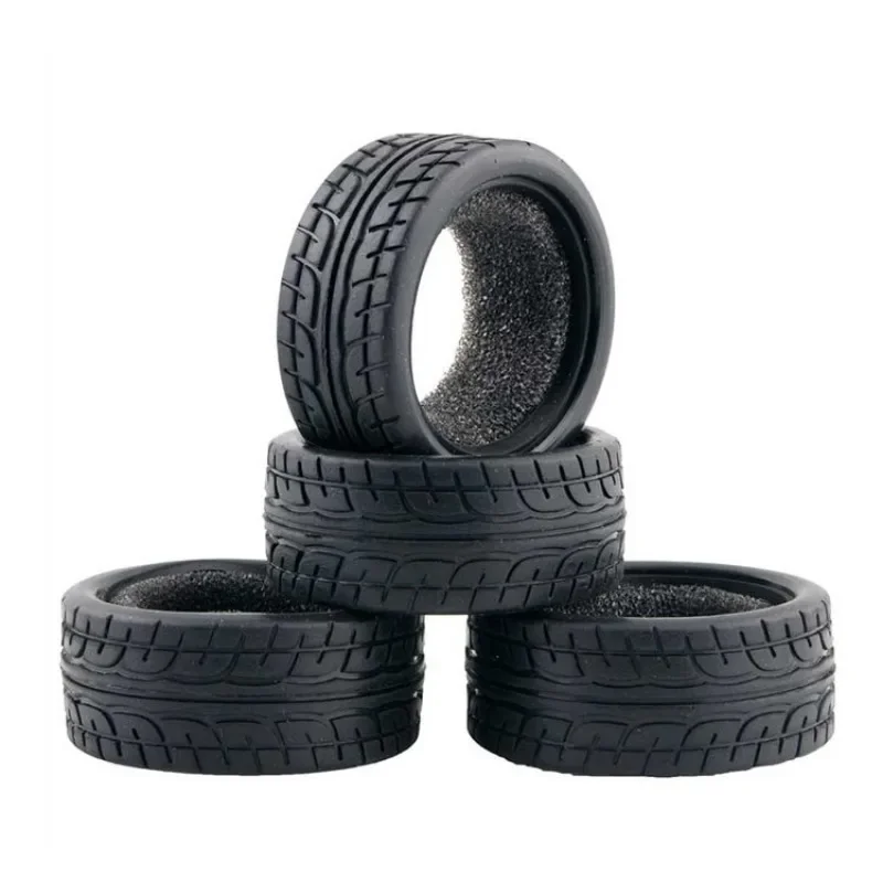 4 pezzi 1/10 1/12 1/14 1/16 pneumatici da corsa per camper per auto sportive a pianale