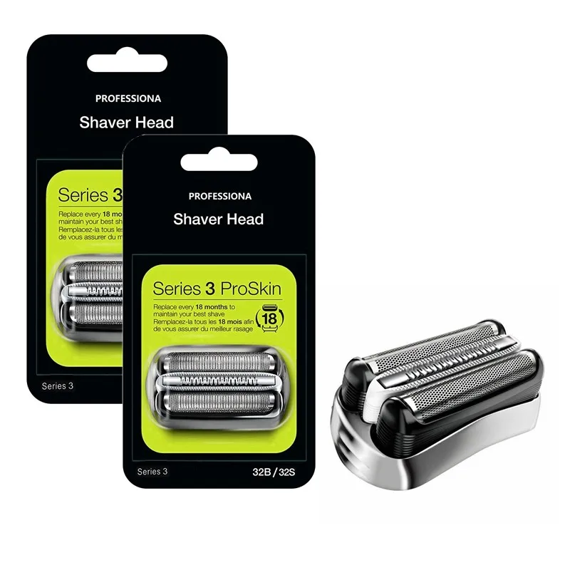 قطع ورقاقة رأس بديلة 32 ثانية ، متوافقة مع سلسلة براون 3 ، ماكينة حلاقة ، من من من من من من نوع Braun ، S ، من من من من من نوع X ، 3050cc ، 3070cc ، s ، 3090cc #1