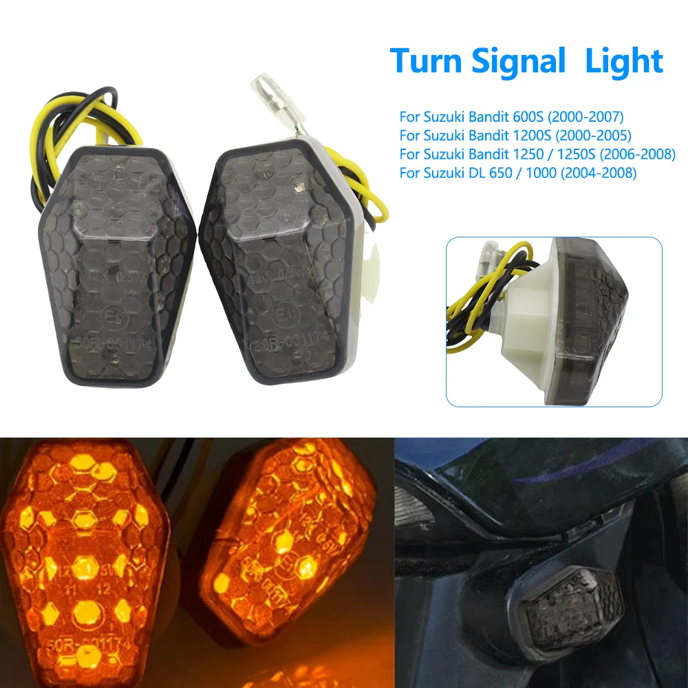 Motorcycle Led Turn Signal Indicator Light Lamp Blinker For Suzuki Bandit 600S 1200S 1250 1250S DL 650 1000 DL650 2000-2008
