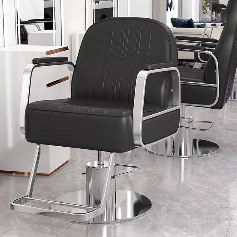 

Plastic Chair High Professional Makeup Reclining Salon Coiffeur Small Pedicure Chairs Nails Silla Barberia Beauty Furniture