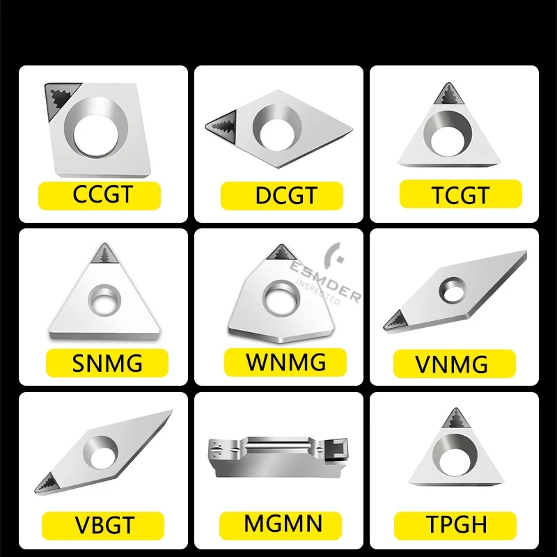 

Diamond PCD Blades CNC Lathe Tool TPGH080204/08 TPGH110304/08 Turning Insert triangle Inner Hole Precision Tool