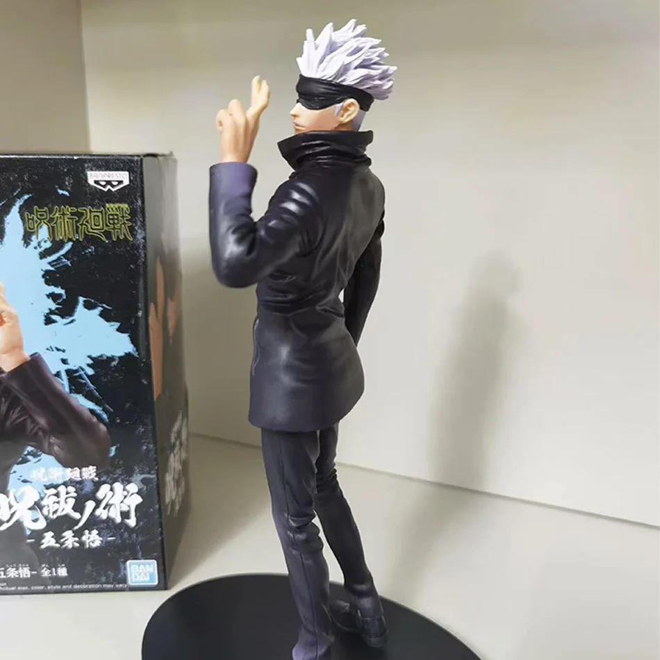 19cm Jujutsu Kaisen Anime-Figur Gojo Satoru Anime-Statue PVC-Actionfigur Sammlermodell Spielzeug Ornament Puppe – Detail 3
