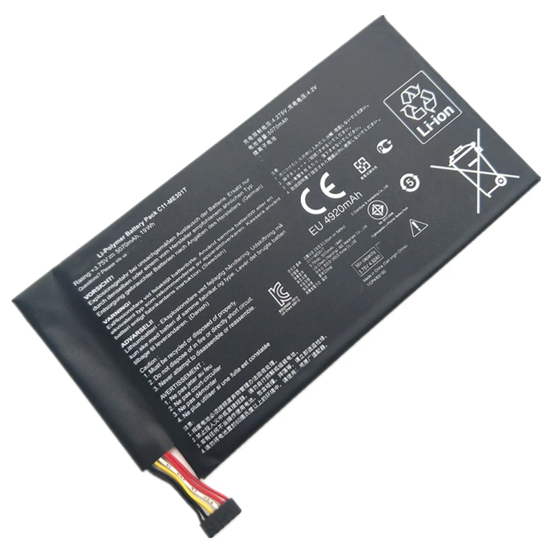 

C11-ME301T Laptop Battery For Asus Memo Pad Smart K001 10.1" Tablet 110-0329H ME3PY23 TF400 ME301T-A1 C11-TF400CD C21-TF400CD