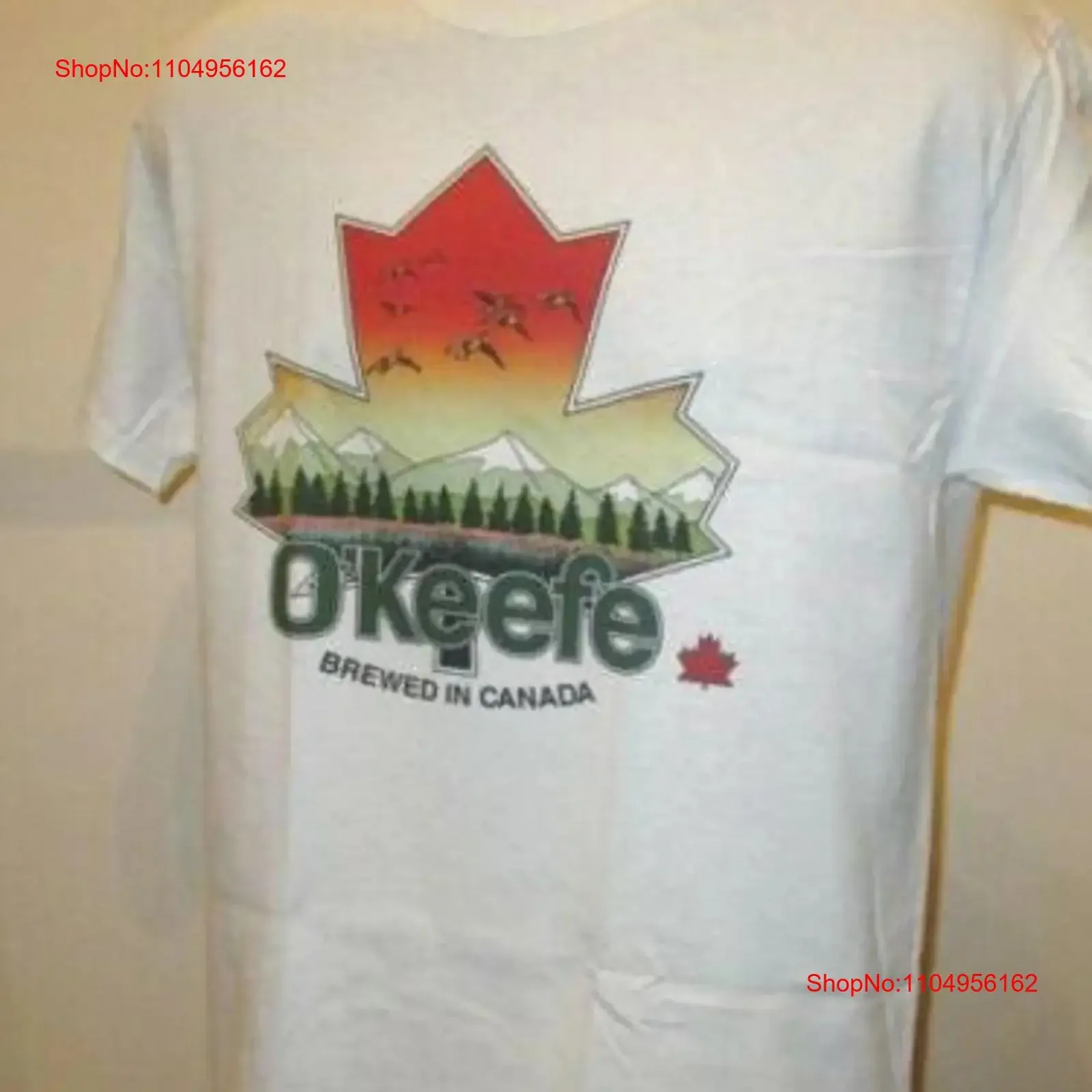 

O'Keefe Beer футболка в стиле ретро, белая 103, винтажная стильная модная футболка с рисунком, мягкая, стильная, дышащая, растянутая, повседневная, унисекс