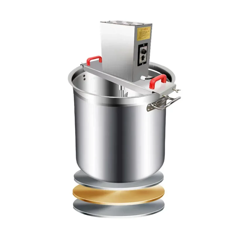 Commercial Automatic Stainless Steel Sauce Mixer Variable Speed Electric Chili Paste Hot Pot Base Stirring Machine
