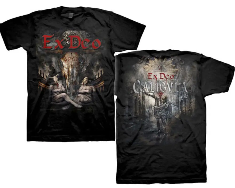 EX DEO cd lgo Caligvla BULL SKULLS Official SHIRT LAST 2XL New kataklysm OOP