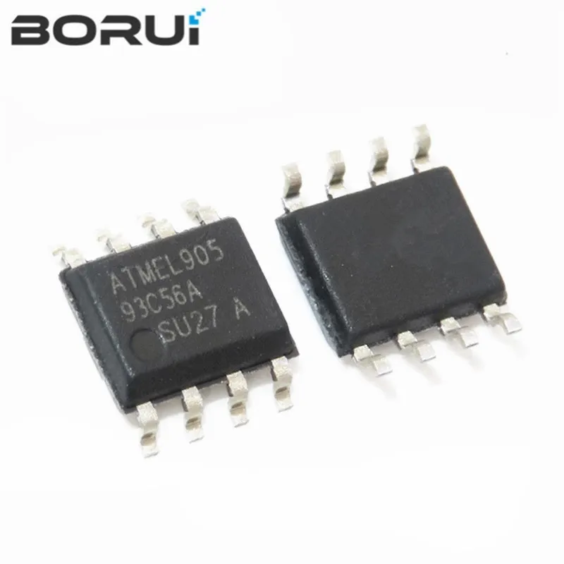 10 قطعة AT93C46 AT93C56 AT93C66 93C46 93C56 93C66 AT93C56-10SU-2.7 SOP8 EEPROM AT93C66A-10SU-2.7 (256x8)/(128x16) 2K جديد الأصلي