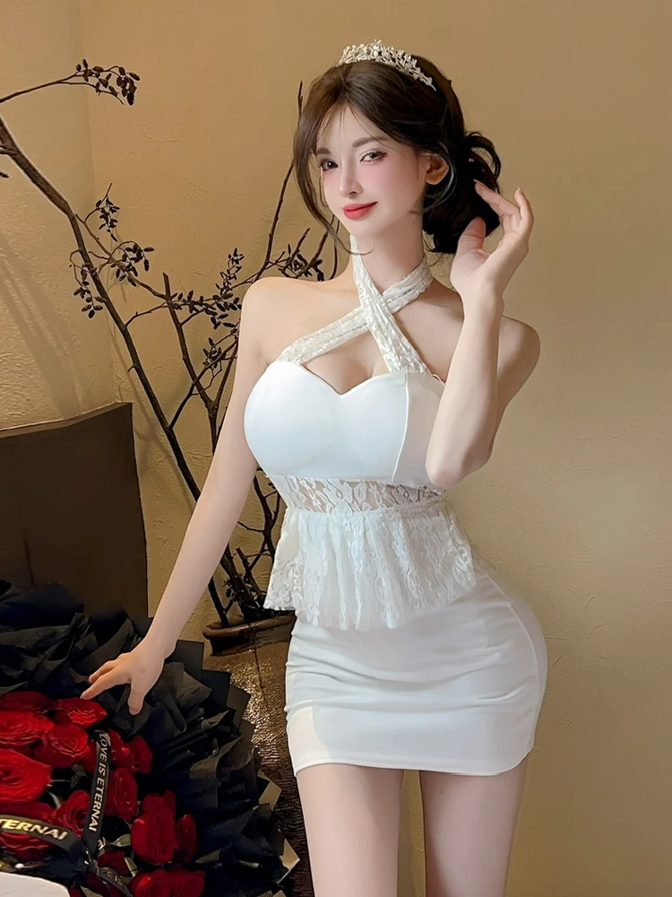 

Сексуальная кружевная облегающая юбка с завышенной талией Ne Hanging Dr Pure Desire Sle с высокой талией, облегающая юбка ort Length H-ape Summer Dr