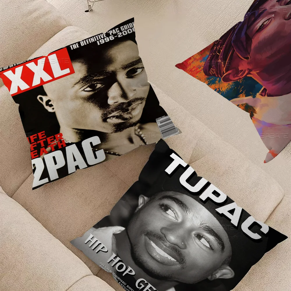 Tupac Amaru Shakur Pillow Cover Design Cushion Cover Decor Holiday Decorati