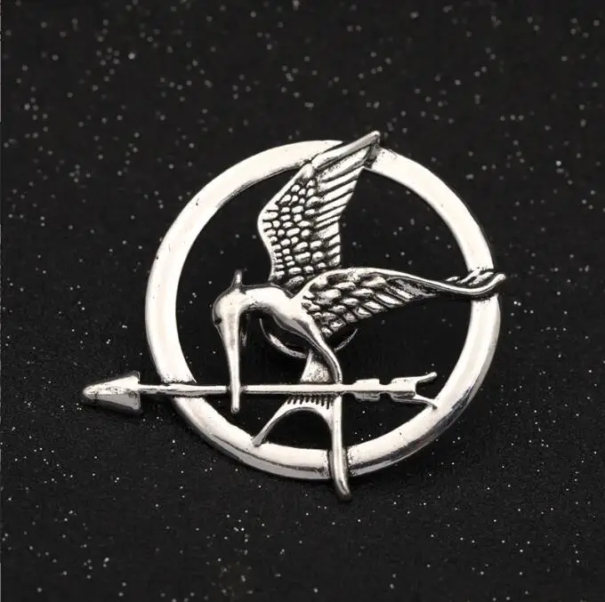 3 Colors Hunger Game Mockingbird Retro Mockingbird Retro Punk Brooch Alloy Jewelry Badge Best Friend Gift Brooch
