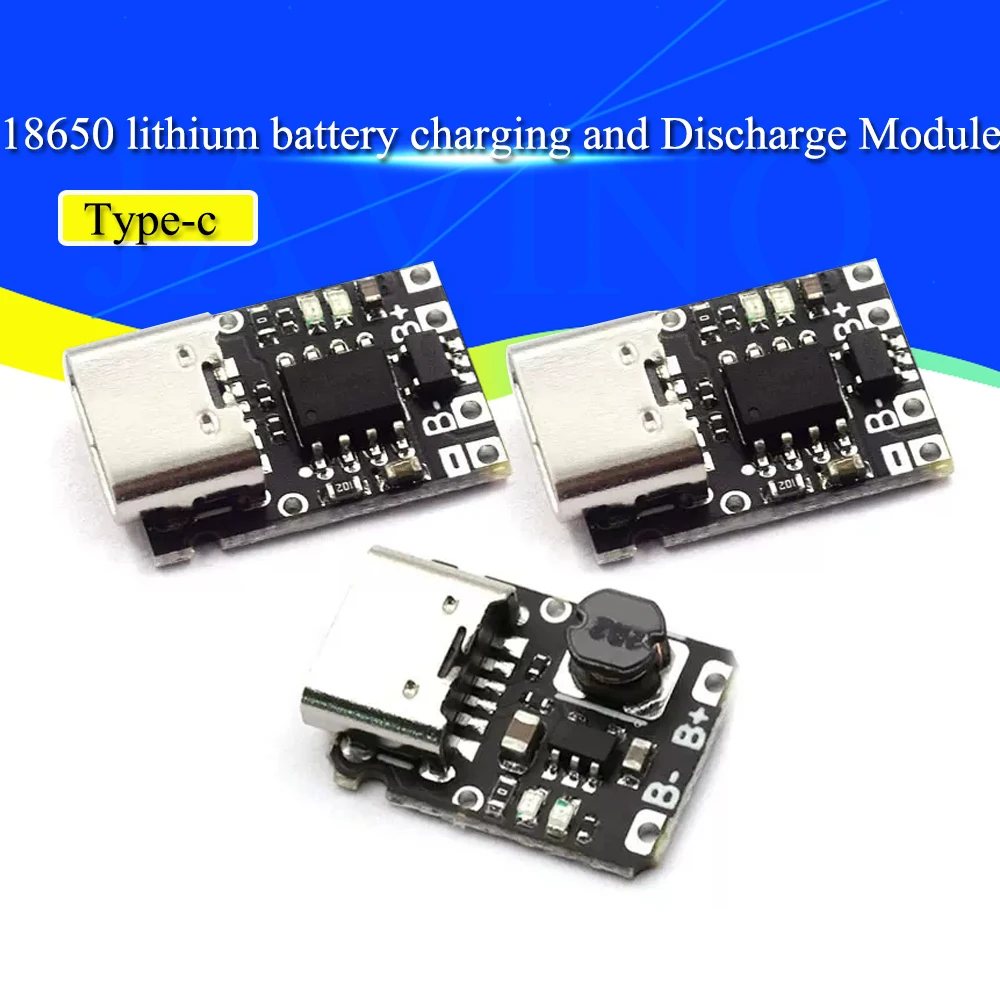 Type-C USB TP4057 1A Lithium Battery Charging Protection Board Module Polymer Battery Over TP4056 With Temperature Protection