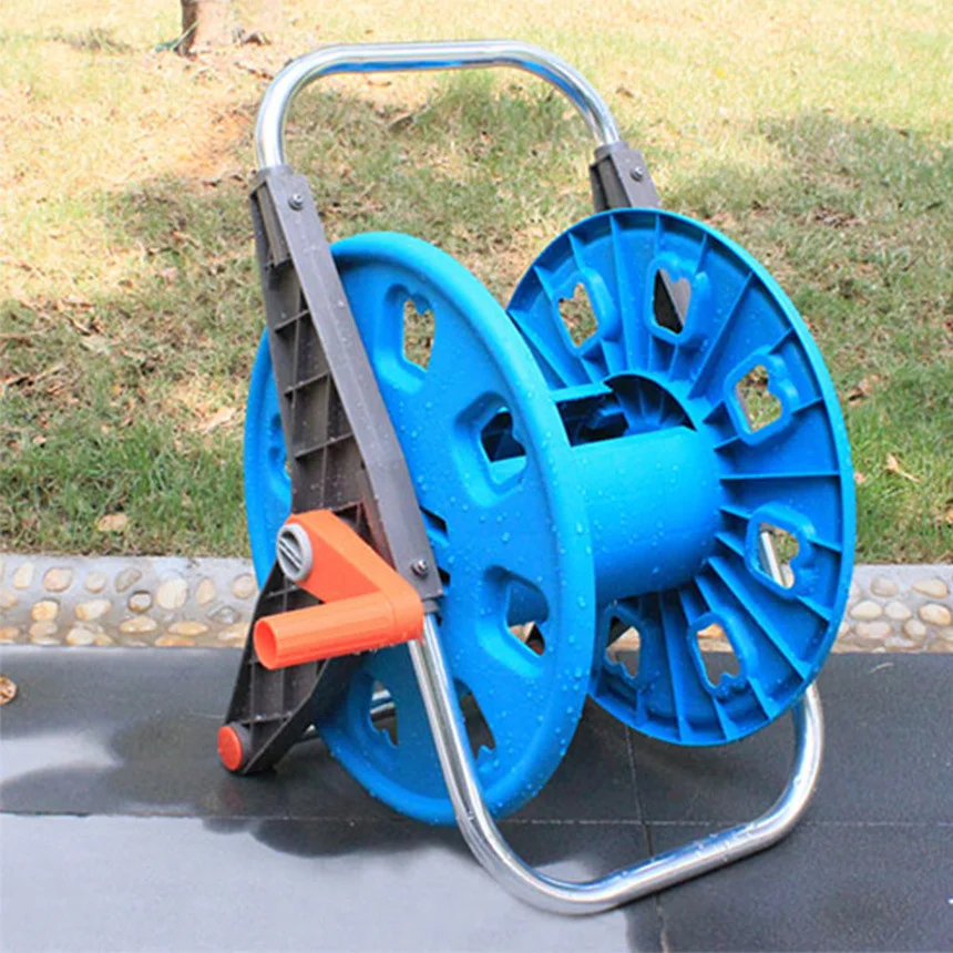 

Стойка для садового шланга длиной 60 м, тележка для хранения садового шланга, органайзер для шланга, расширяемый держатель для шланга для мытья автомобилей