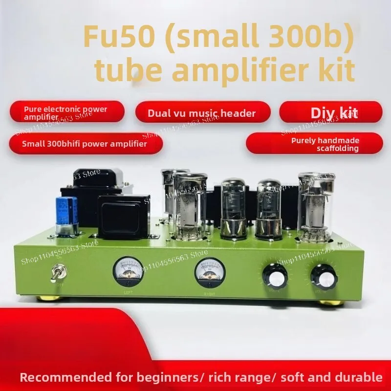 New FU50 Small 300B Single-ended Class A Tube Amplifier, Point-to-point Wiring Tube Amp Kit & Finished Unit