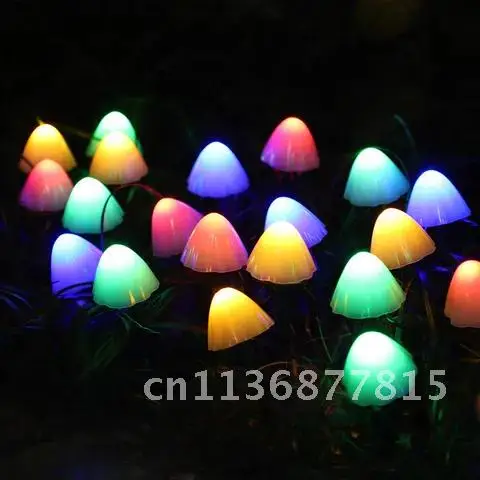 

Fairy Light Solar Light String Light Garden Decoration Mushroom Lights IP65 Waterproof Garland Patio Decor Outdoor Solar Lights