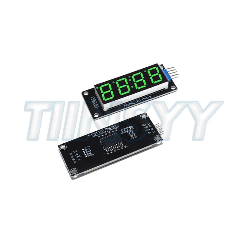 1 unidade TM1637 Tubo de Exibição Digital de 7 Segmentos de 0,36 Polegadas, Módulo LED de 4 Dígitos para Arduino