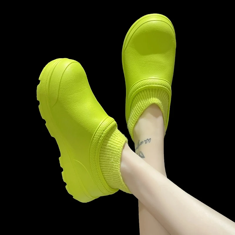 

Winter Couple Cotton Shoes Casual Fashionable Water Shoes Nursing Shoe Kitchen Work Shoe Zapatos Para Hombre Zapatillas Male