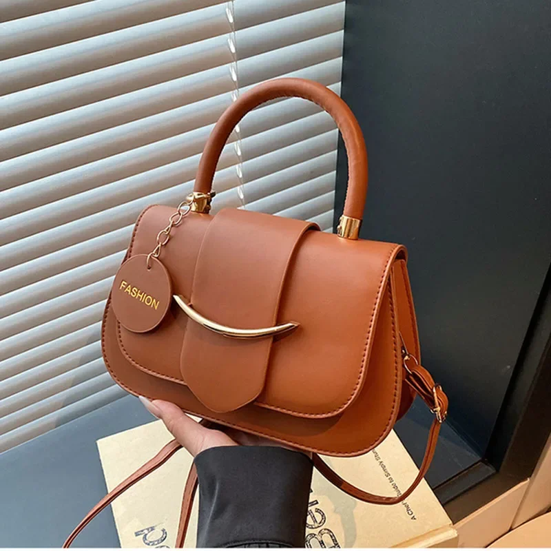 Fashion Women Crossbody Bag Korean Style Design Handbag Ins Popular Large Capacity Shoulder Bag Multi-functional Small Chain Bag