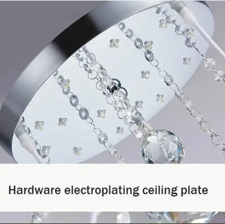 

Modern minimalist three-head restaurant Pendant Lamp dining balcony creative dining room crystal dining hanging lamps