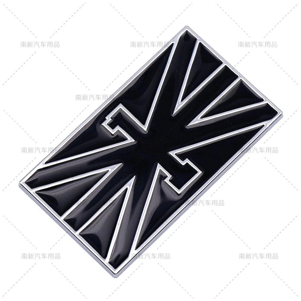 Union Jack UK Flag 3D Metal Side Fender Rear Trunk Badge Sticker Fit Land Rover Range Rover Velar British Royal Modified Emblem