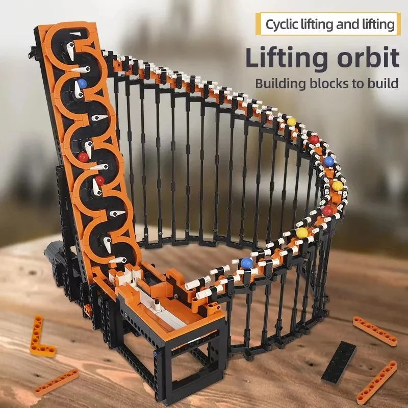 

Mould King 26008 MOC High-quality harp trajectory Model Building Blocks Educational Bricks Creative DIY Toy Christmas Gifts Kids