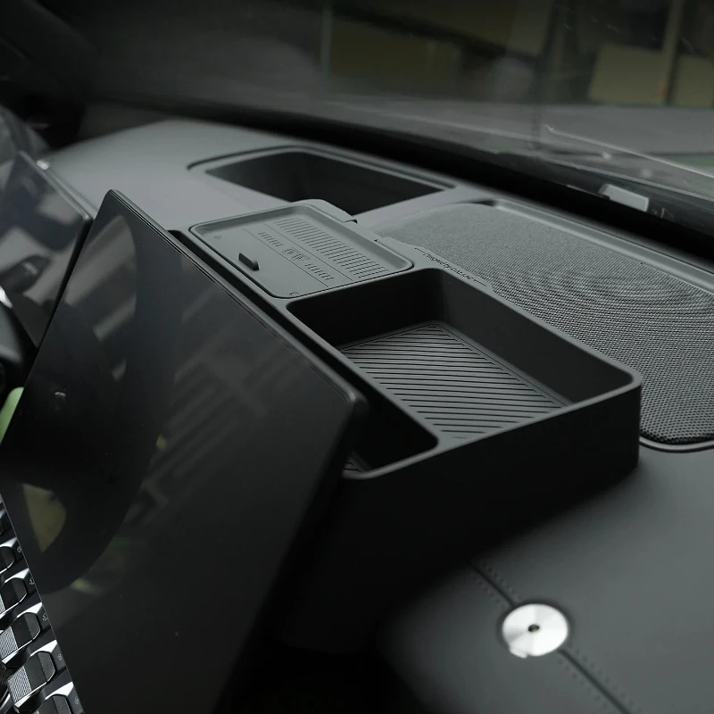 

For Dongfeng MHERO M-Hero M817 Center Console Screen Back Storage Box Silicone Dashboard Organizer Tray Interior Accessories