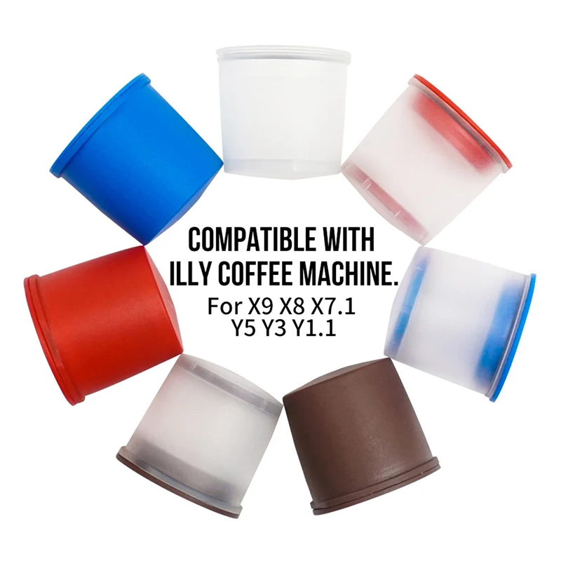 Reusable Coffee Capsule Filter Cup Coffee Capsule Cup Fills Illy Filter Cup Coffee Machine Accessories Kitchen Tools