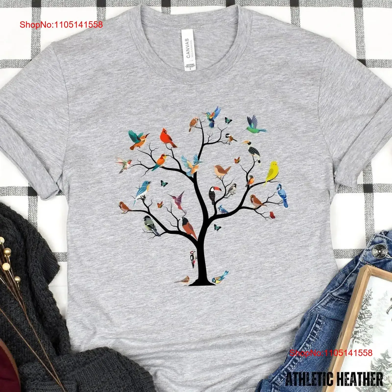Bird Lover T Shirt Nerd Watercolor Funny Birdwatc vintage Washed Breathable Stylish Top For Everyday Wear streetwear graphic